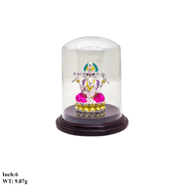 Pure 925 Silver Wholo Ganesh Ji Idol 06
