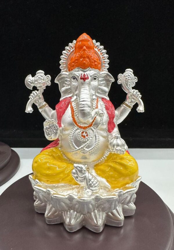 Pure 925 Silver Wholo Ganesh Ji Idol 10