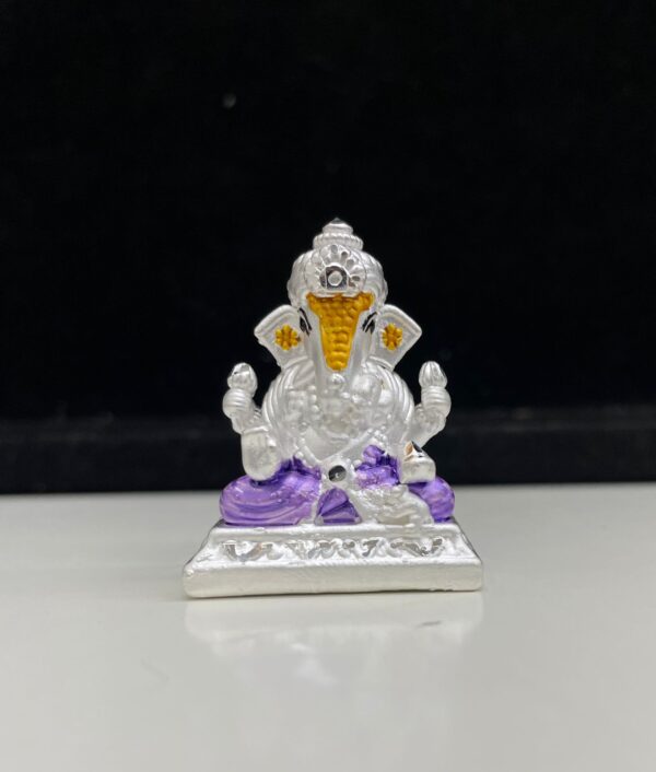 Pure 925 Silver Wholo Ganesh Ji Idol 03