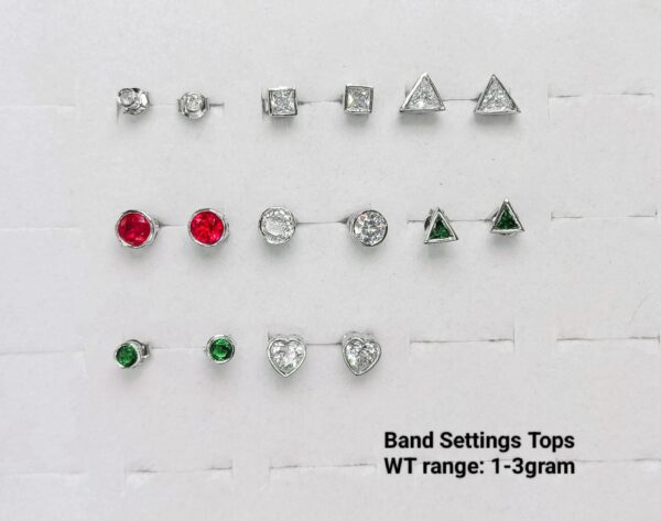 925 Sterling Silver Earrings and Tops 11