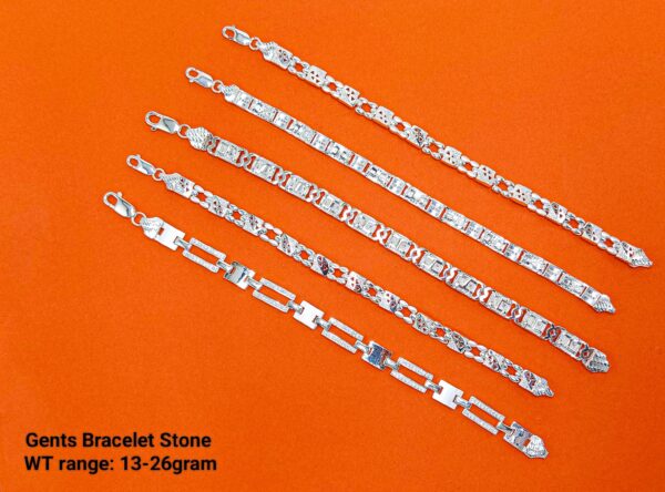 925 silver men's bracelet 14