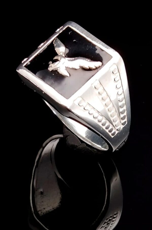 Gent’s Silver Plain Bahubali Ring 23