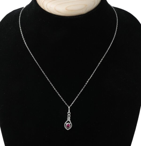 925 silver ladies lariet with small pendent