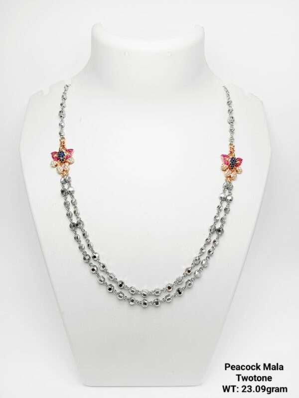 925 Silver Peacock Mala 08