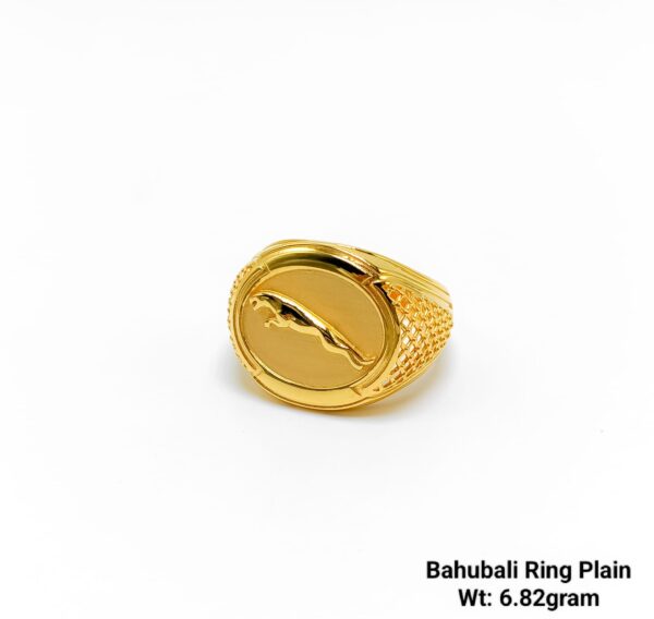 Gent's Plain Bahubali Jaguar Ring-12