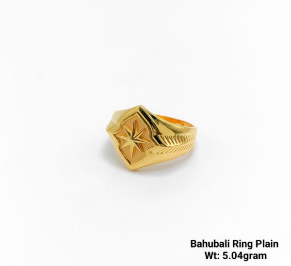 High Quality Gent’s Plain Bahubali Rings Emerald Finish Premium Range-33