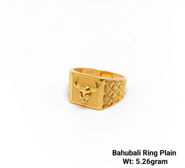 High Quality Gent’s Plain Bahubali Rings Emerald Finish Premium Range-31