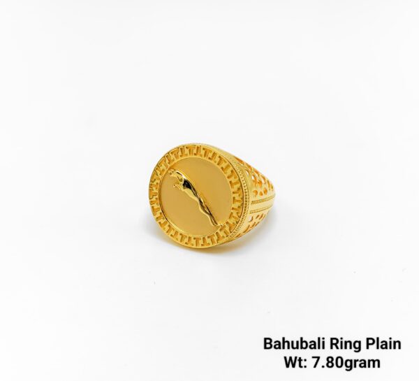 Gent's Plain Bahubali Jaguar Ring-11