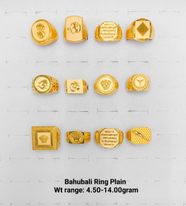 Gent's Plain Bahubali Jaguar Ring 07