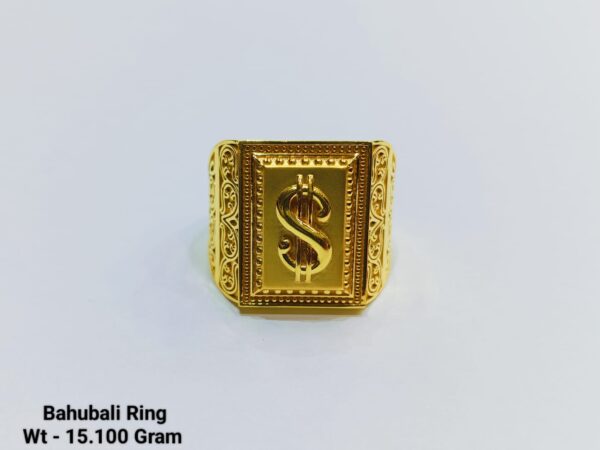 Plain Bahubali ring for men's 04