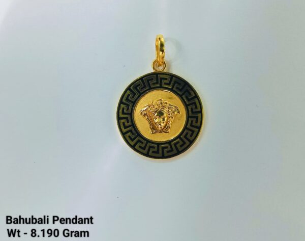 Gent's Plain Bahubali Pendent with high finished 04