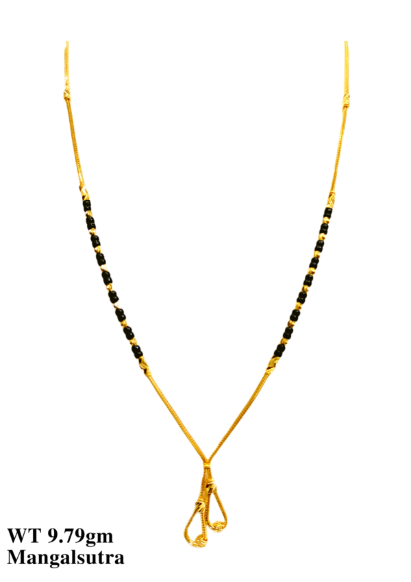 22 Kt Gold Fancy Light Weight Mangalsutra-55