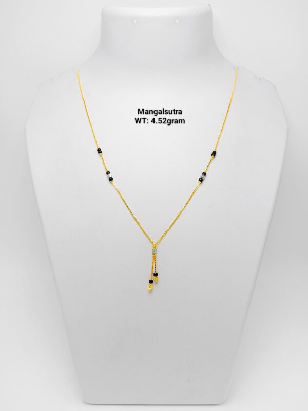 22 Kt Gold Fancy Light Weight Mangalsutra-04