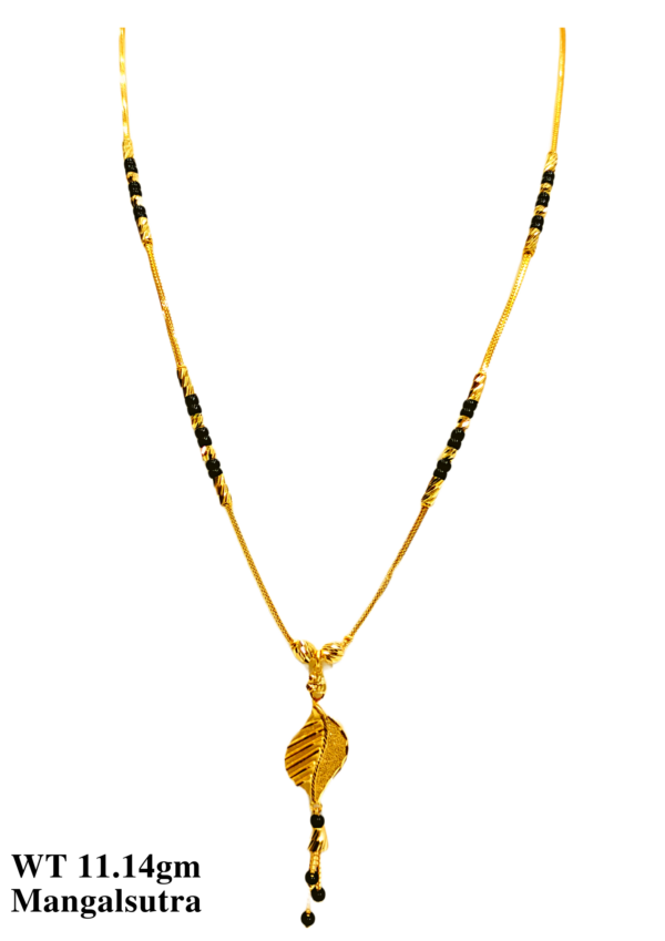 22 Kt Gold Fancy Light Weight Mangalsutra-45