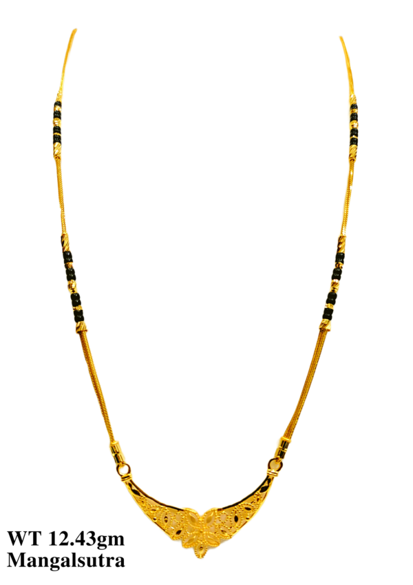 22 Kt Gold Fancy Light Weight Mangalsutra-44