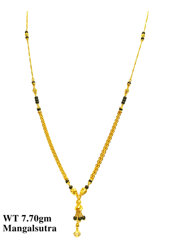 22 Kt Gold Fancy Light Weight Mangalsutra-63
