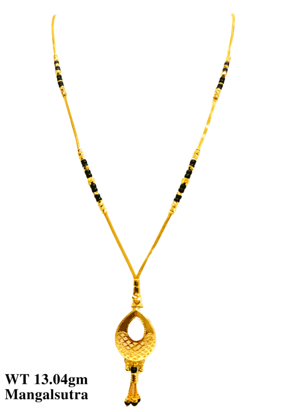 22 Kt Gold Fancy Light Weight Mangalsutra-42