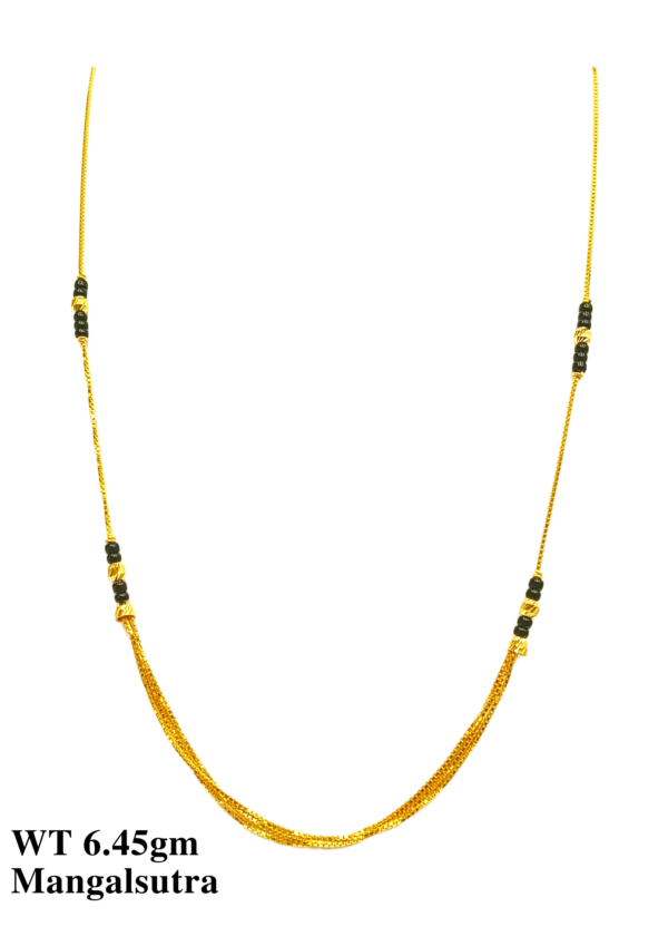 22 Kt Gold Fancy Light Weight Mangalsutra-62