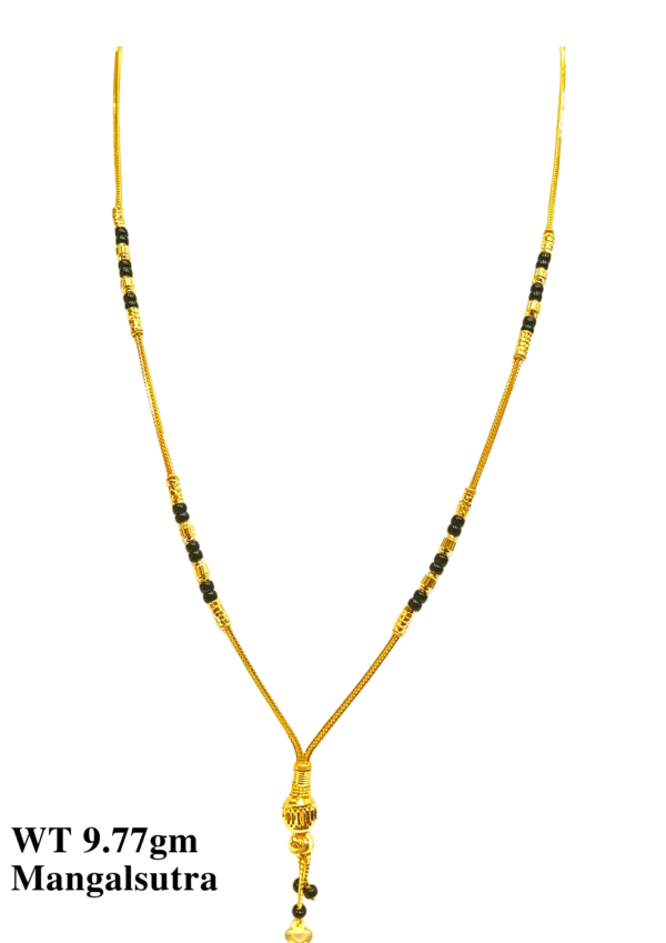 22 Kt Gold Fancy Light Weight Mangalsutra-58