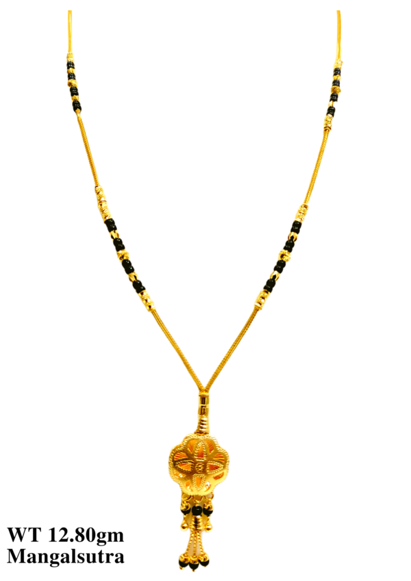 22 Kt Gold Fancy Light Weight Mangalsutra-37