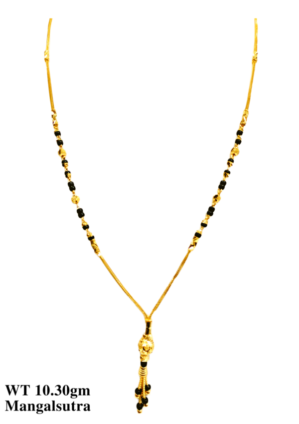 22 Kt Gold Fancy Light Weight Mangalsutra-54