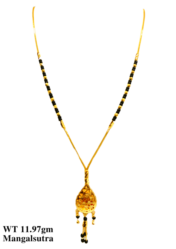 22 Kt Gold Fancy Light Weight Mangalsutra-52