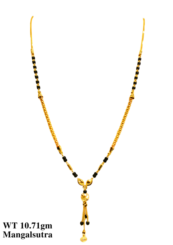 22 Kt Gold Fancy Light Weight Mangalsutra-51