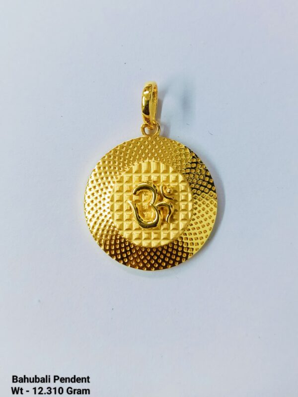 Gent’s Bahubali Plain Pendent-20