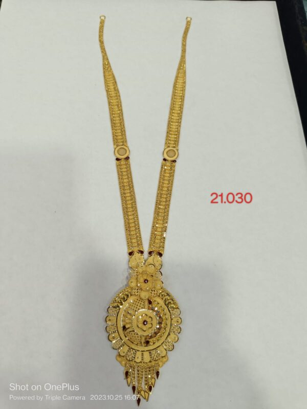 22kt Gold Jewellery Heavy & Long Necklace-11