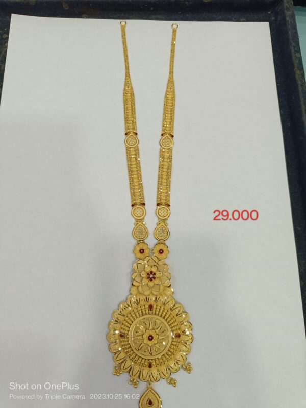 22kt Gold Jewellery Heavy & Long Necklace-05