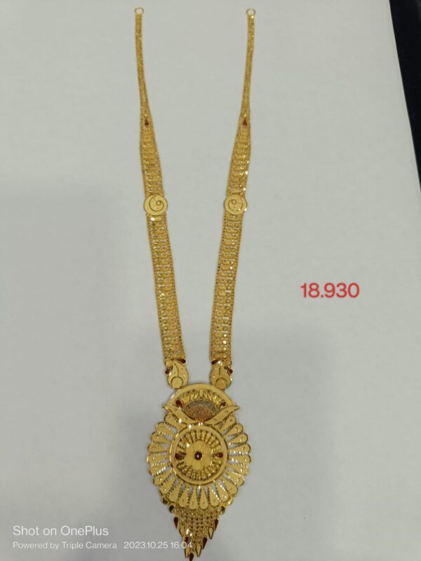 22kt Gold Jewellery Heavy & Long Necklace-04