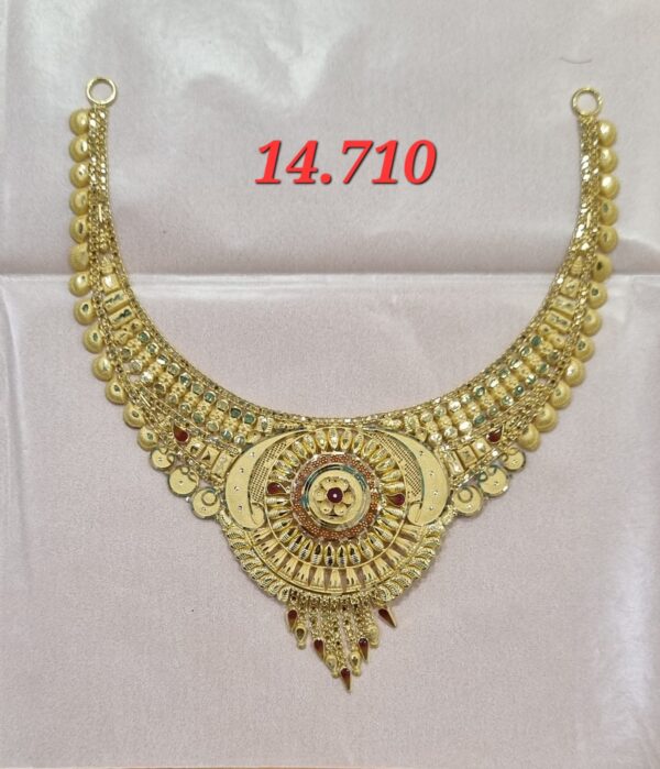 22kt Gold light weight High Finishing Necklace-26