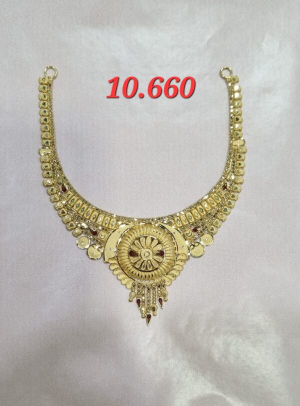 22kt Gold light weight High Finishing Necklace-25