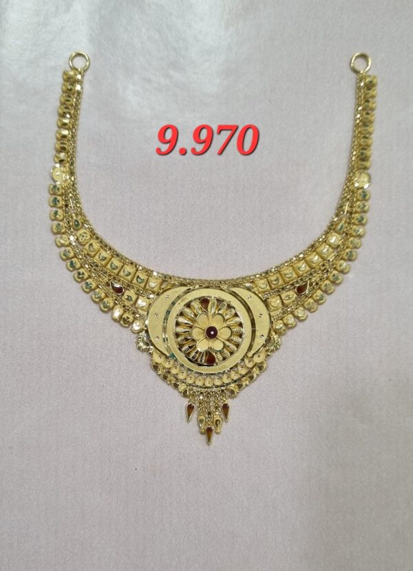 22kt Gold light weight High Finishing Necklace-37