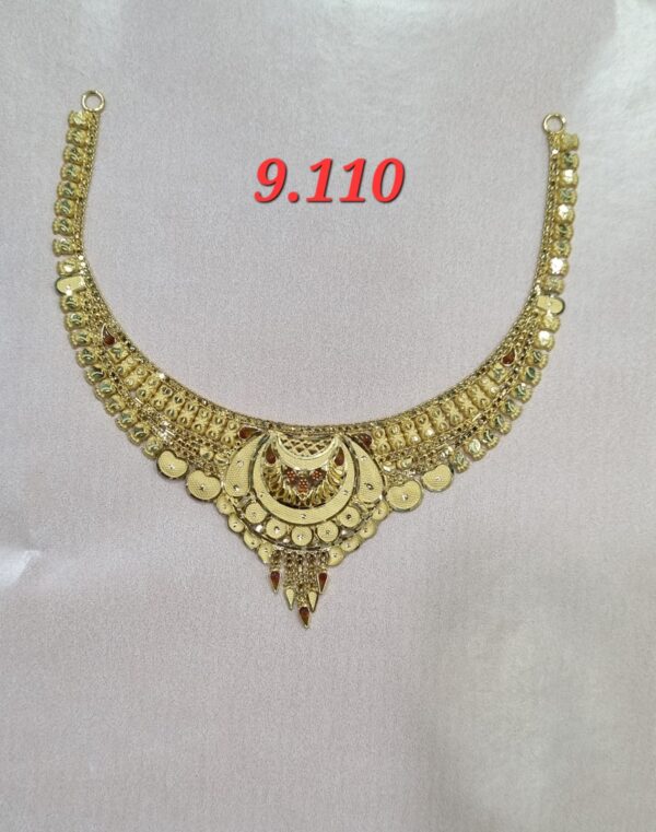 22kt Gold light weight High Finishing Necklace-16