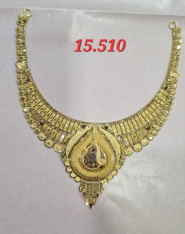 22kt Gold light weight High Finishing Necklace-07