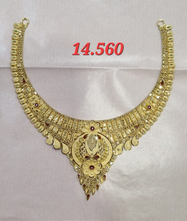 22kt Gold light weight High Finishing Necklace-35