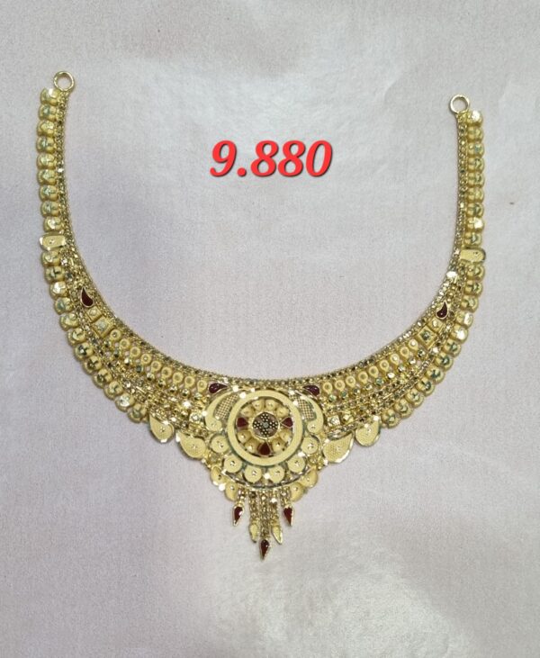 22kt Gold light weight High Finishing Necklace-34