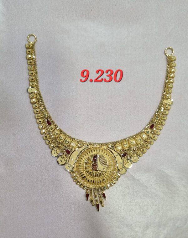 22kt Gold light weight High Finishing Necklace-33