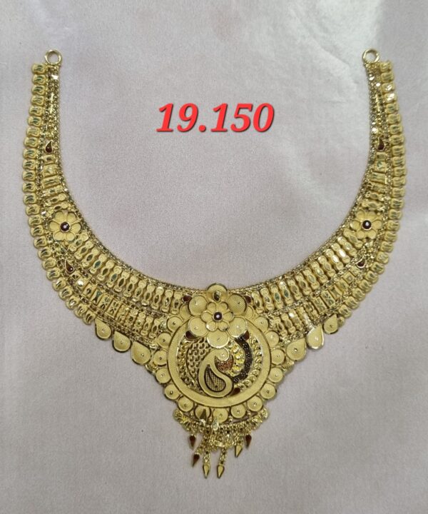 22kt Gold light weight High Finishing Necklace-31