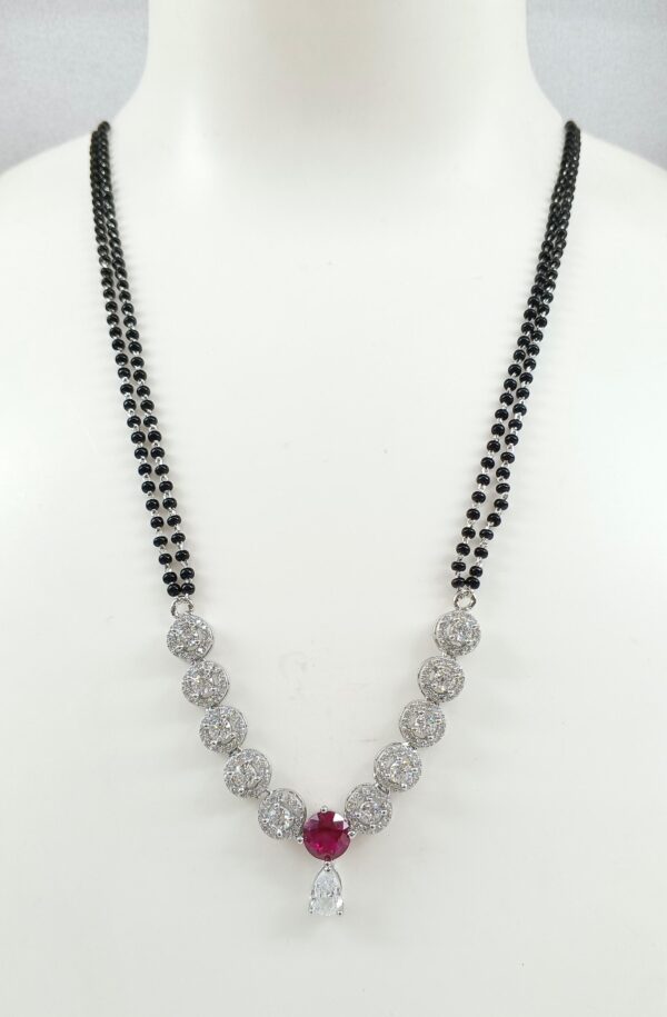 925 Sterling Silver Fancy Mangalsutra-09