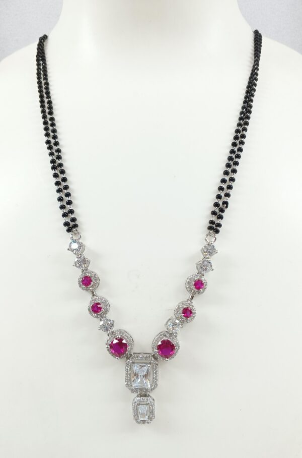 925 Sterling Silver Fancy Mangalsutra-11