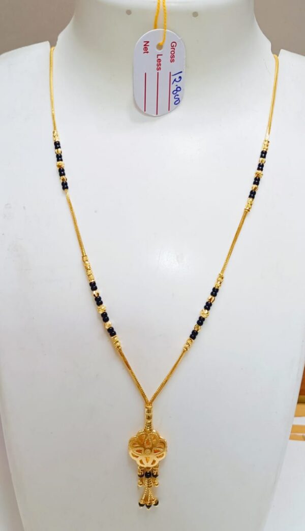 22 Kt Gold Fancy Light Weight Mangalsutra-32