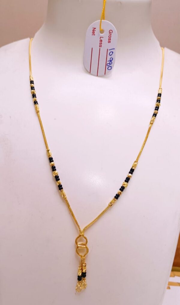22 Kt Gold Fancy Light Weight Mangalsutra-31