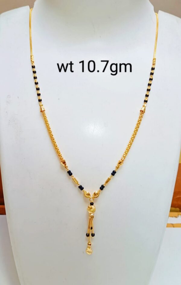 22 Kt Gold Fancy Light Weight Mangalsutra-29