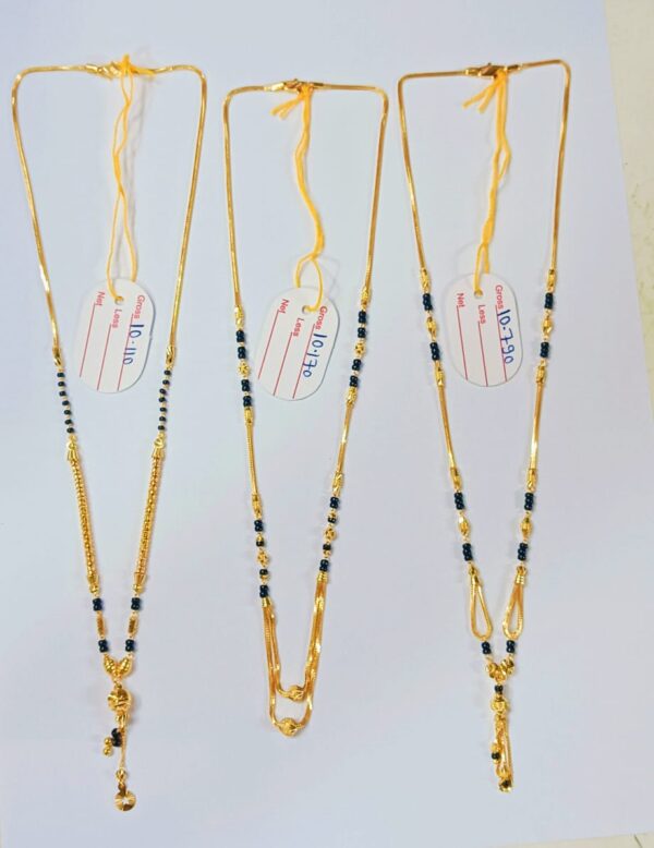 22 Kt Gold Fancy Light Weight Mangalsutra-25