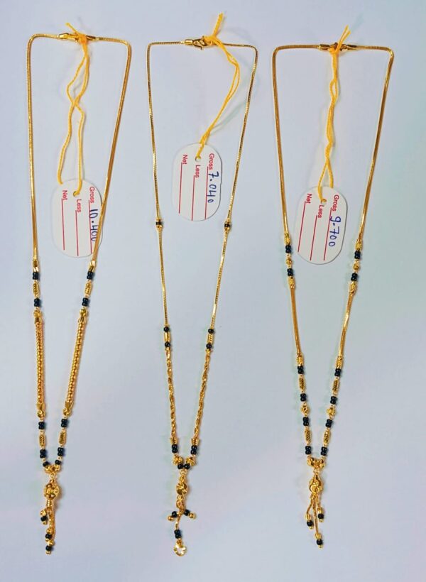 22 Kt Gold Fancy Light Weight Mangalsutra-24