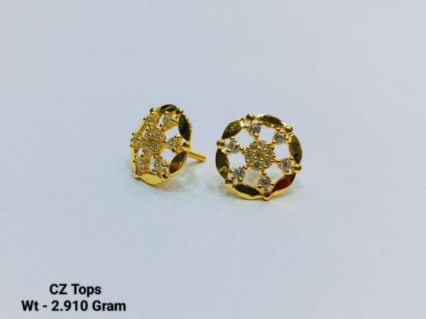 22kt Gold Earring For Women's-09