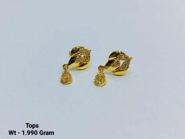 22kt Gold Earring For Women's-07