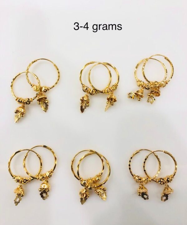 22kt Gold Bali For Women's-04